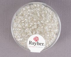 Glasparel 2,6 mm 17 g zilver met zilverkern