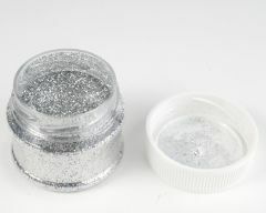 Sandy Art glitter 25 g zilver