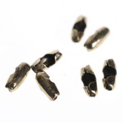 Sluiting voor bolletjesketting 1 mm 5 stuks antiek goud