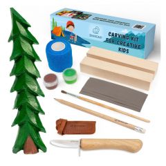 Kids hout snijden hobby set 