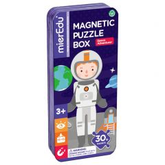 Magnetische reisbox puzzelspel ruimtevaarder 3+