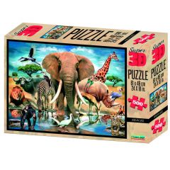 3D-puzzel 500 stuks Afrikaanse oase 6+
