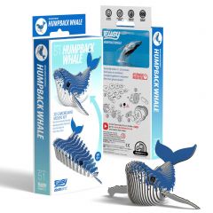 Eugy 3D karton zeedier - bultrug walvis