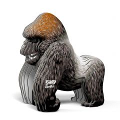 Eugy 3D karton wild dier - gorilla