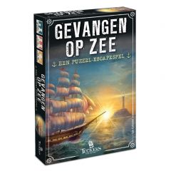 Puzzel-escapespel Gevangen op zee 12+