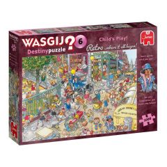 Puzzel Wasgij retro destiny 6 - kinderspel! 1000 stukjes