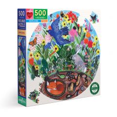 eeBoo Rewilding ronde puzzel 500 stukjes