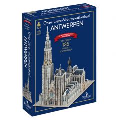 Puzzel 3D gebouw - Kathedraal Antwerpen 185 stuks
