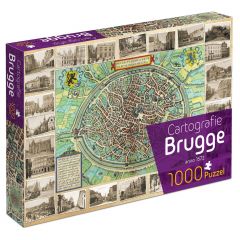 Puzzel Brugge anno 1572 cartografie 1000 stukjes