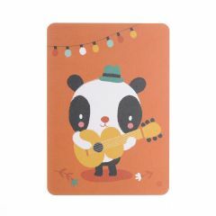 Postkaart Guitar Panda