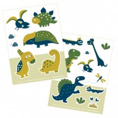 Bora stickers 2 x A6 Dinosaur