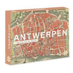 Puzzel stadsplan 18e eeuw Antwerpen 1000 stukjes