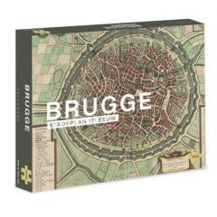 Puzzel stadsplan 17e eeuw Brugge 1000 stukjes