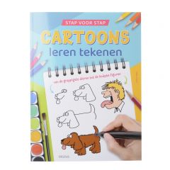 Stap voor stap cartoons leren tekenen