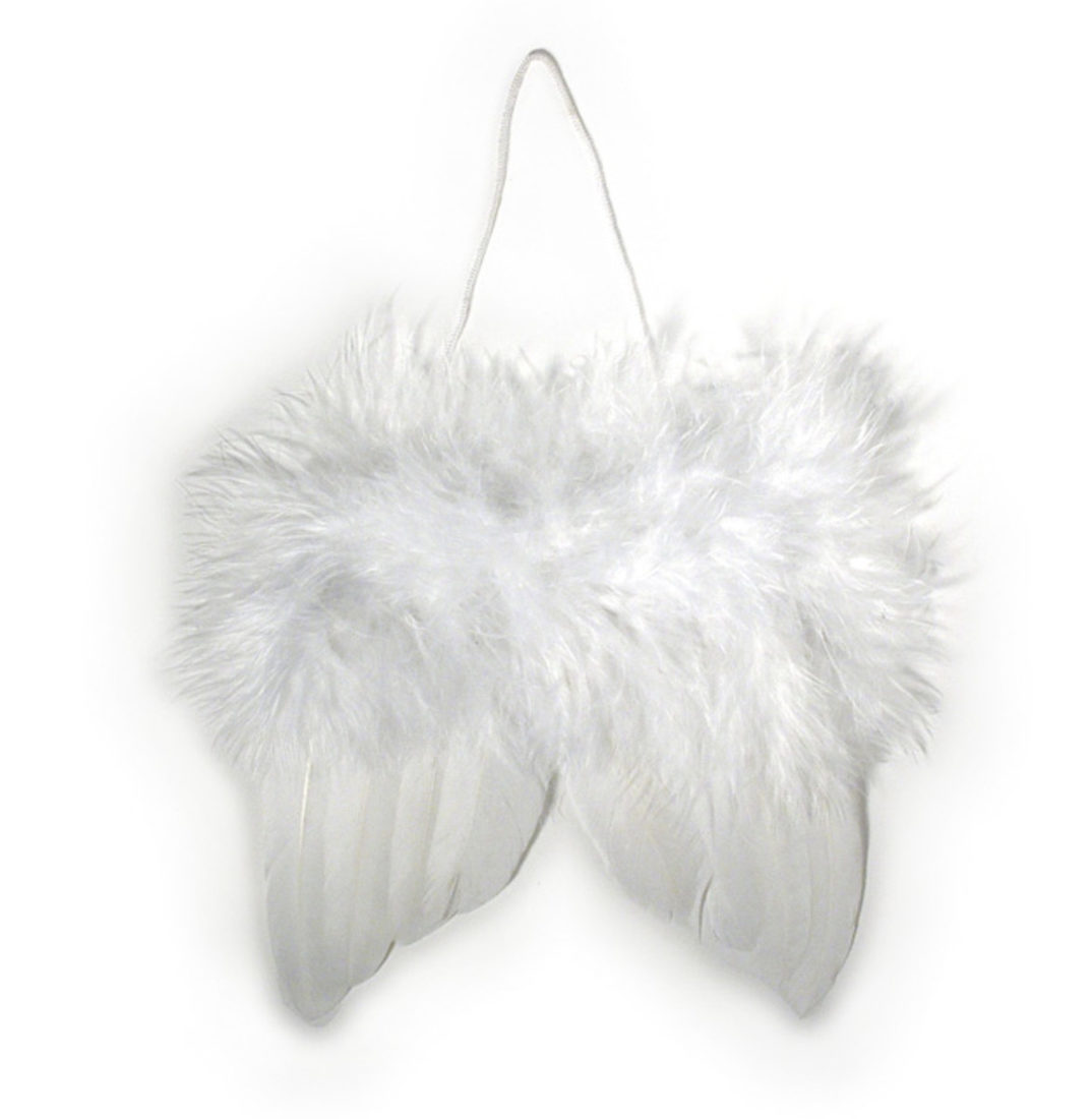 Kerst engelenvleugels 10 cm 2 stuks