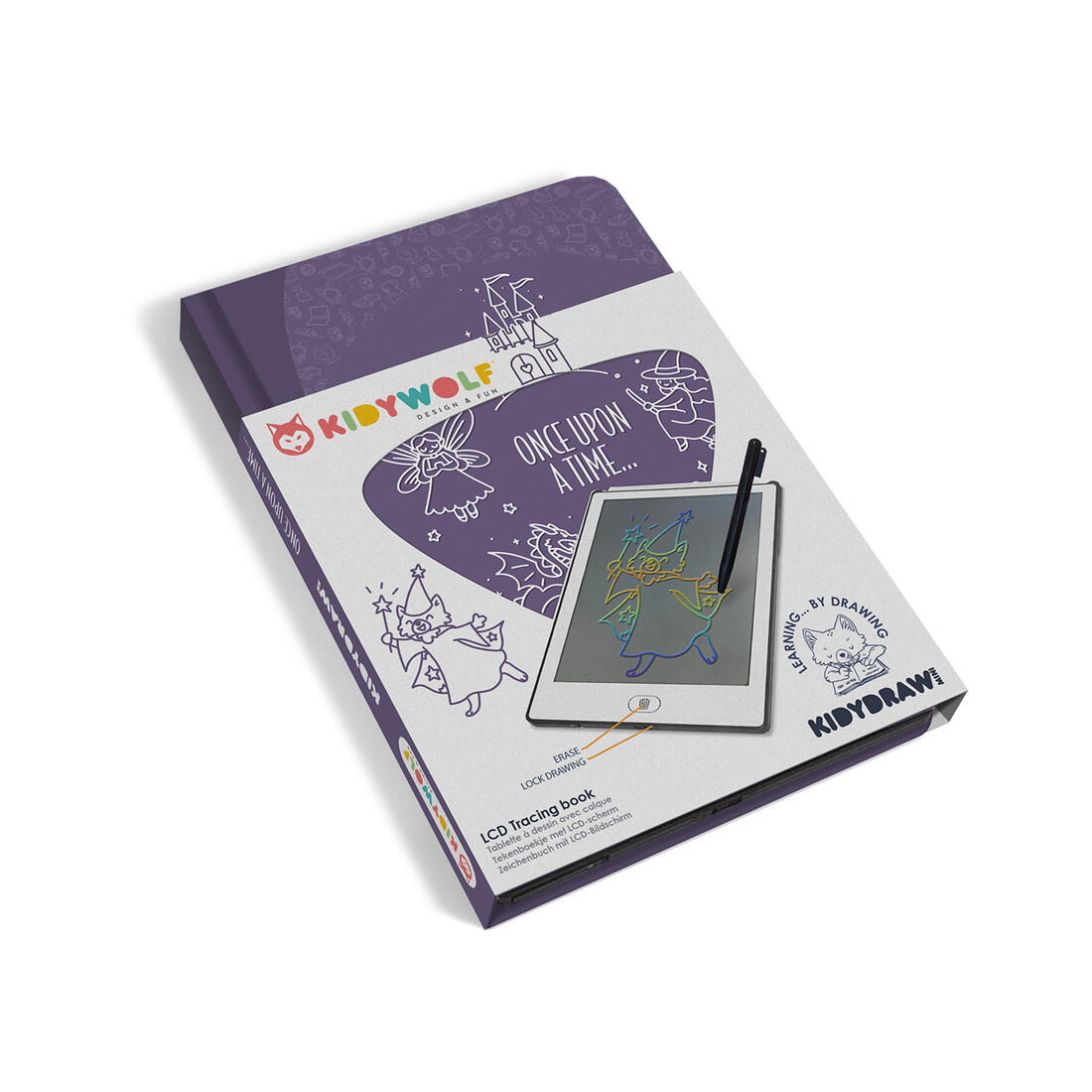 Kidydraw-mini Once upon a Time draagb. tekentablet sprookjes Kidydraw-mini Once upon a Time draagb. tekentablet sprookjes