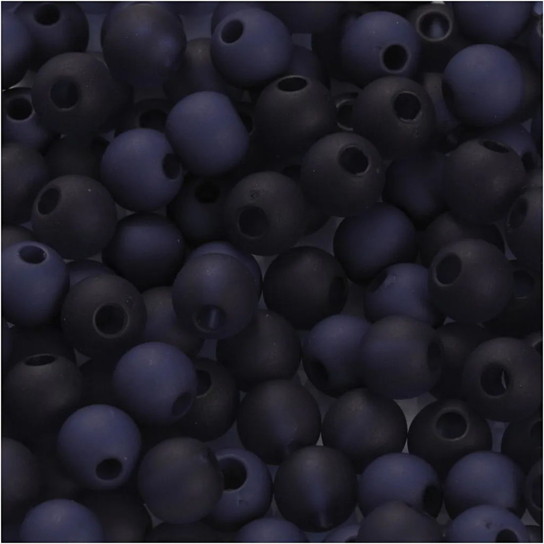 Plastiek kralen 6 mm 40 g