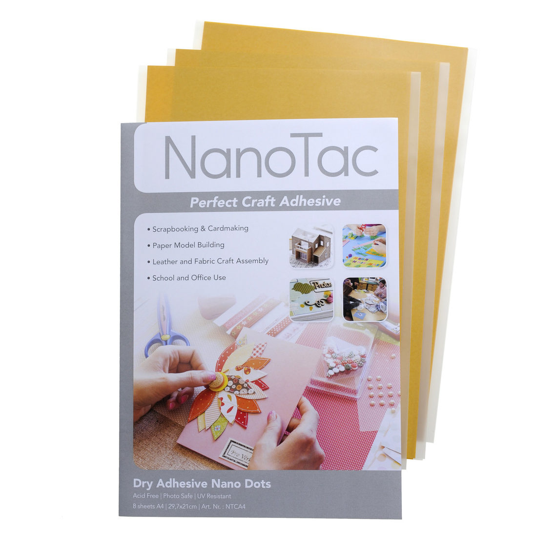 NanoTac drooglijm A4 8 vellen NanoTac drooglijm A4 8 vellen
