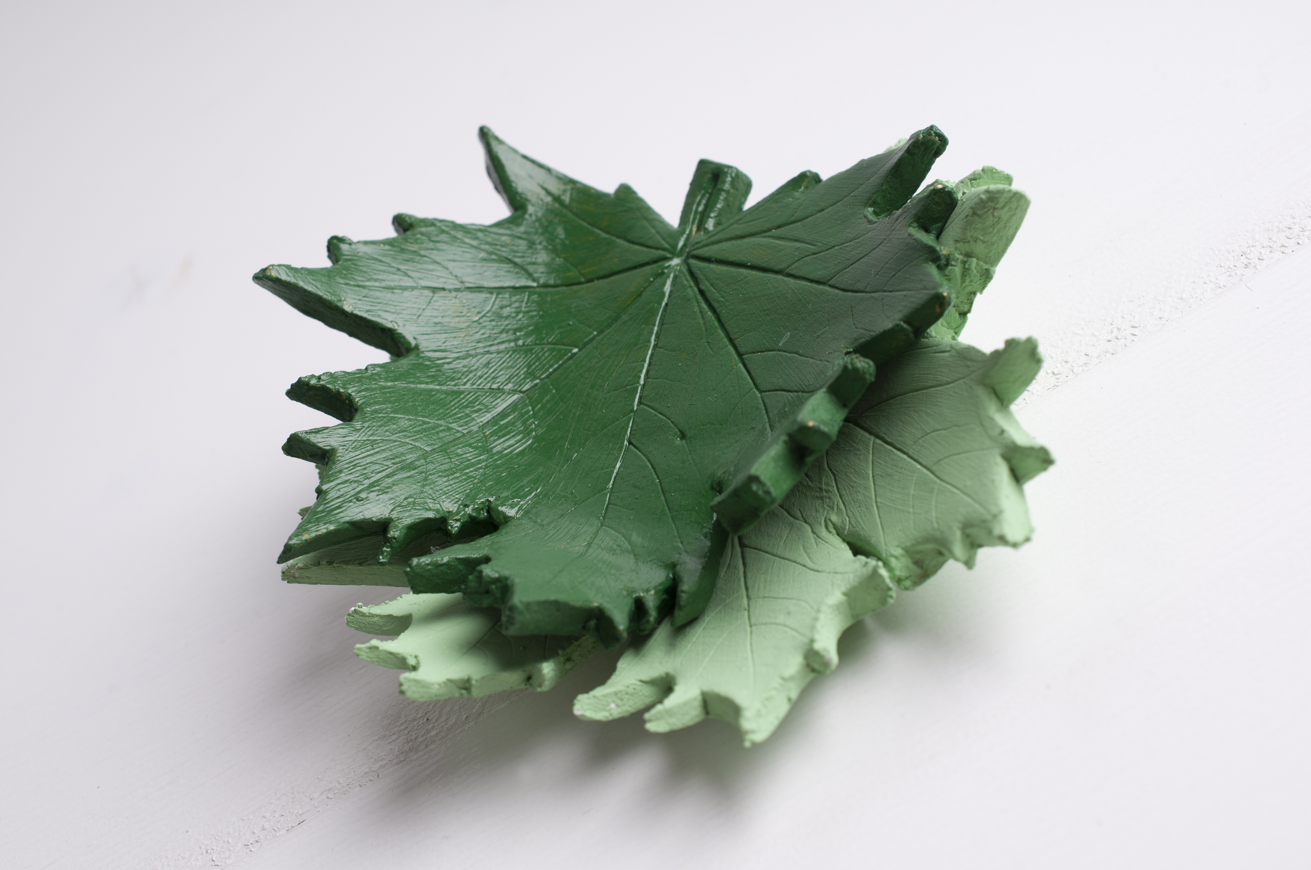 Knutselidee: botanische klei schaaltjes