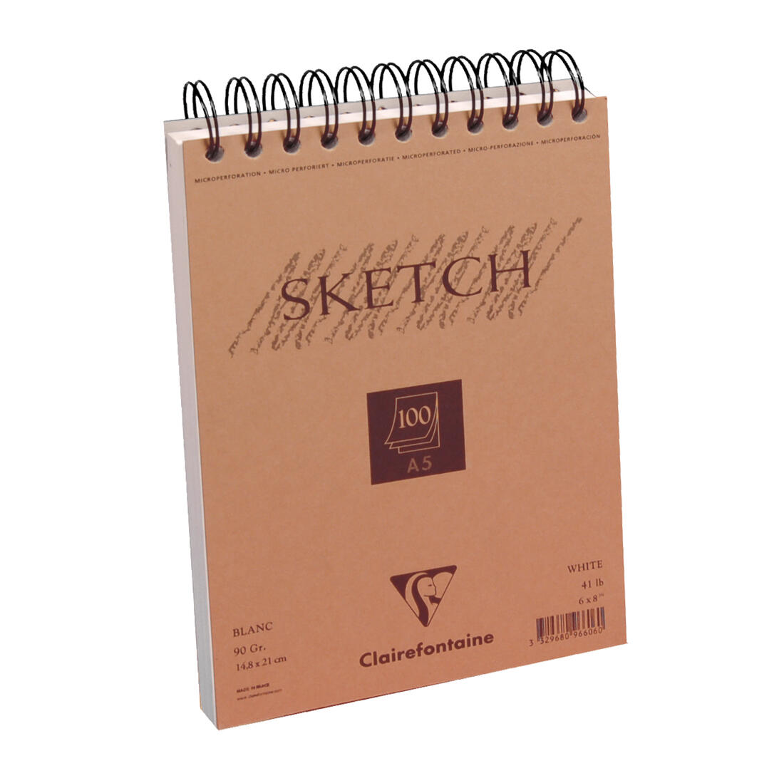 Schetsboek met spiraalbinding 90 g 100 vel A5 Schetsboek met spiraalbinding 90 g 100 vel A5