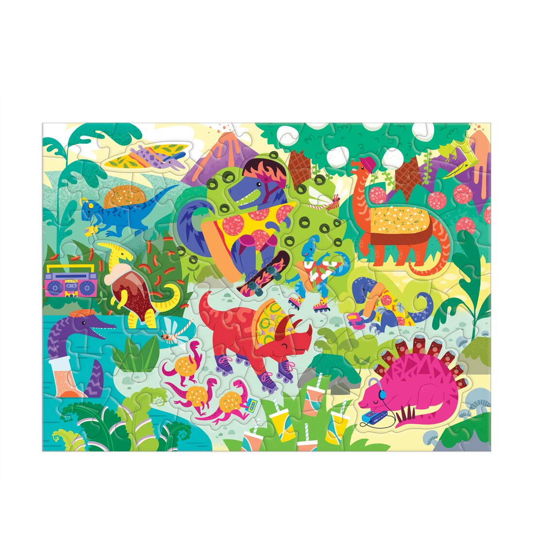 Puzzel scratch & sniff Pizzasaurus 60 stuks 3+ Puzzel scratch & sniff Pizzasaurus 60 stuks 3+