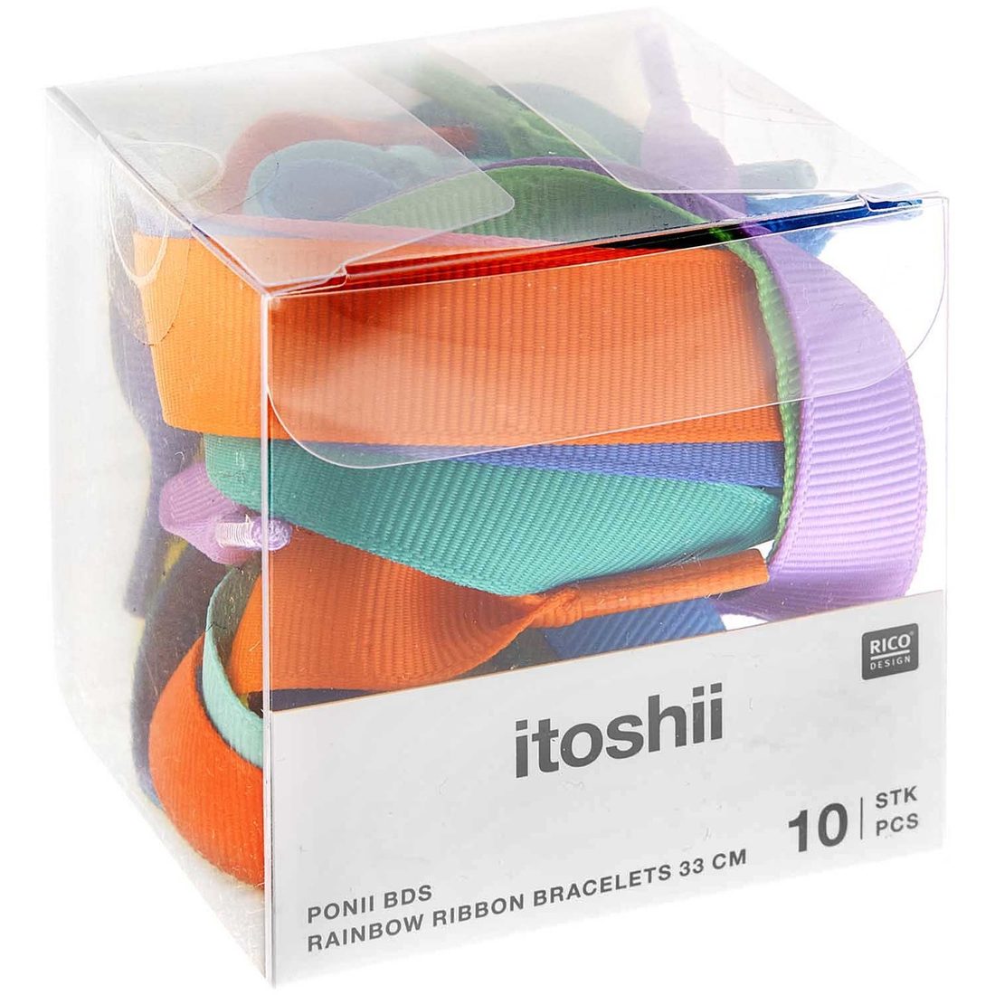 Ponii Beads Armband lint 16 x 330 mm 10 stuks Ponii Beads Armband lint 16 x 330 mm 10 stuks