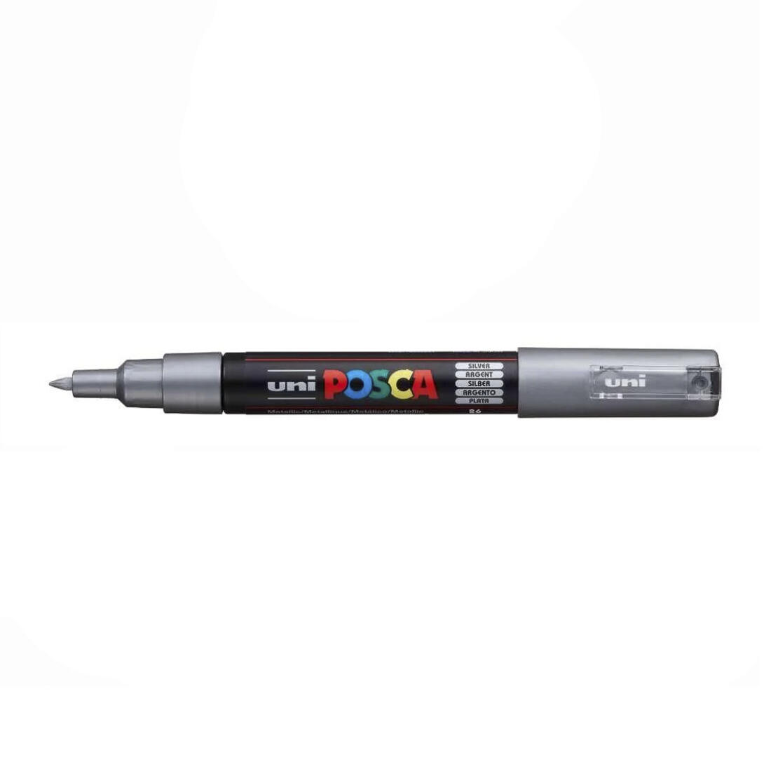 POSCA acrylmarker extra fijn PC-1MC 0,7 mm Zilver