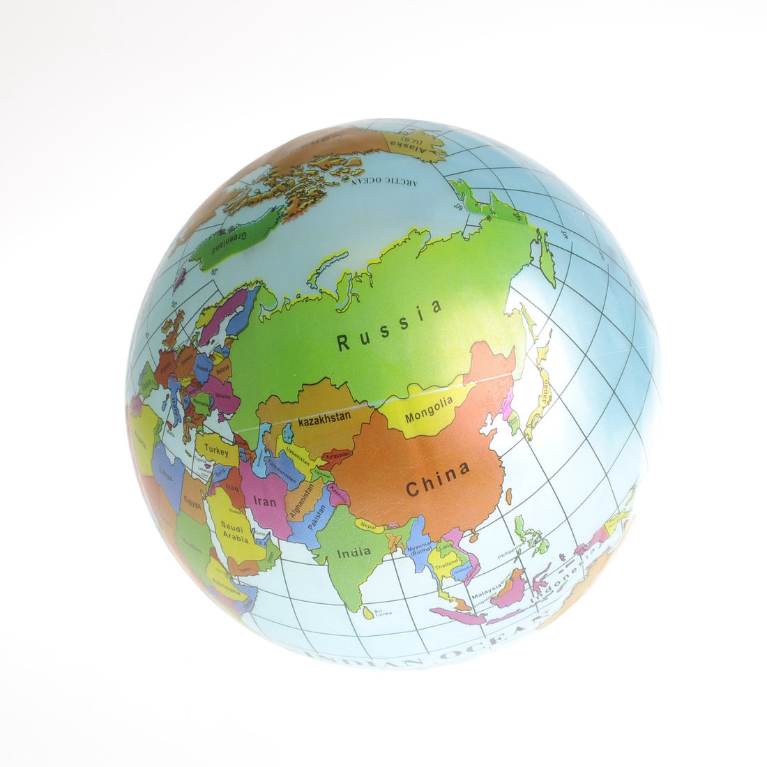 Schenkspeelgoed - Strandbal met wereldprint Schenkspeelgoed - Strandbal met wereldprint