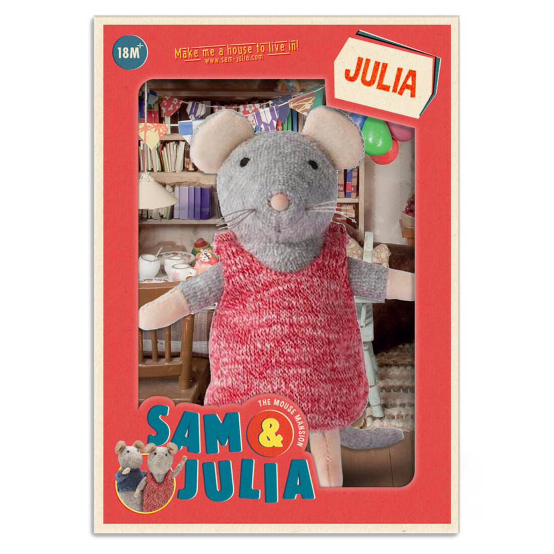 Muizenpop Julia 12 cm