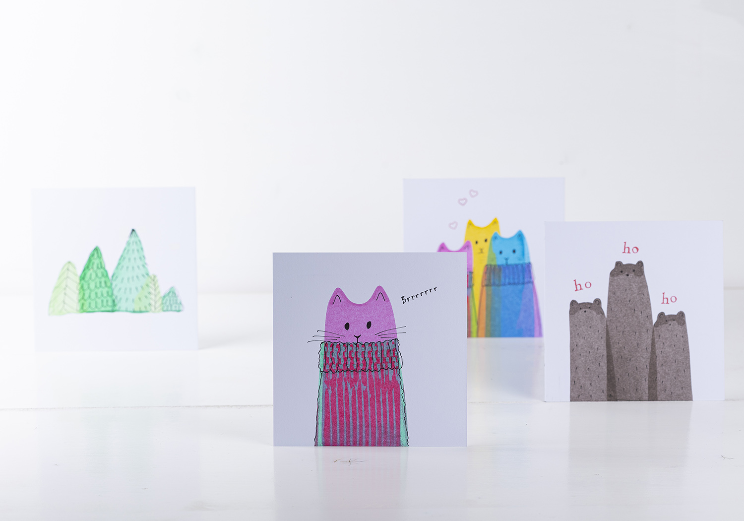 Zelf eindejaarskaartjes maken