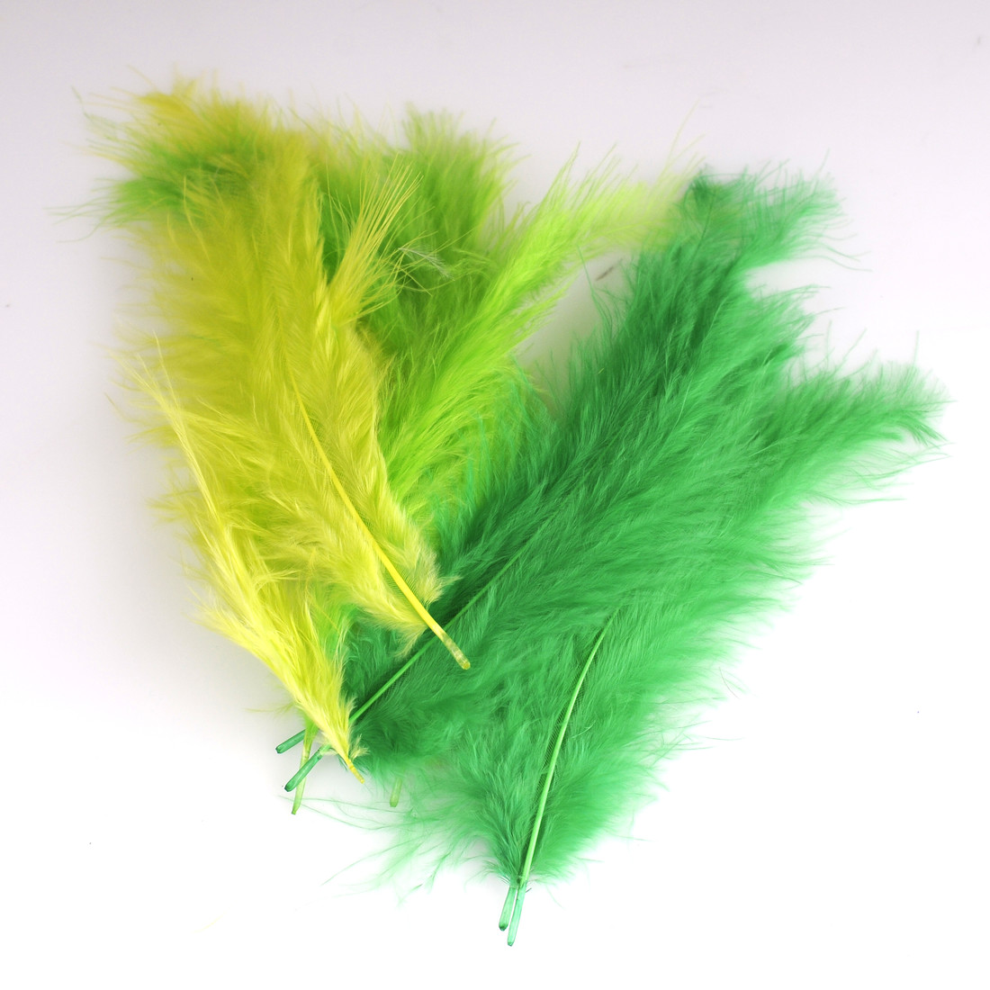 Krea Feathers pluim marabou 10 cm 12 stuks mix