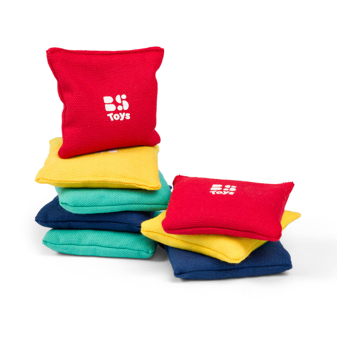 Bean Bag set met 8 pittenzakjes en 6 spelvarianten 3+