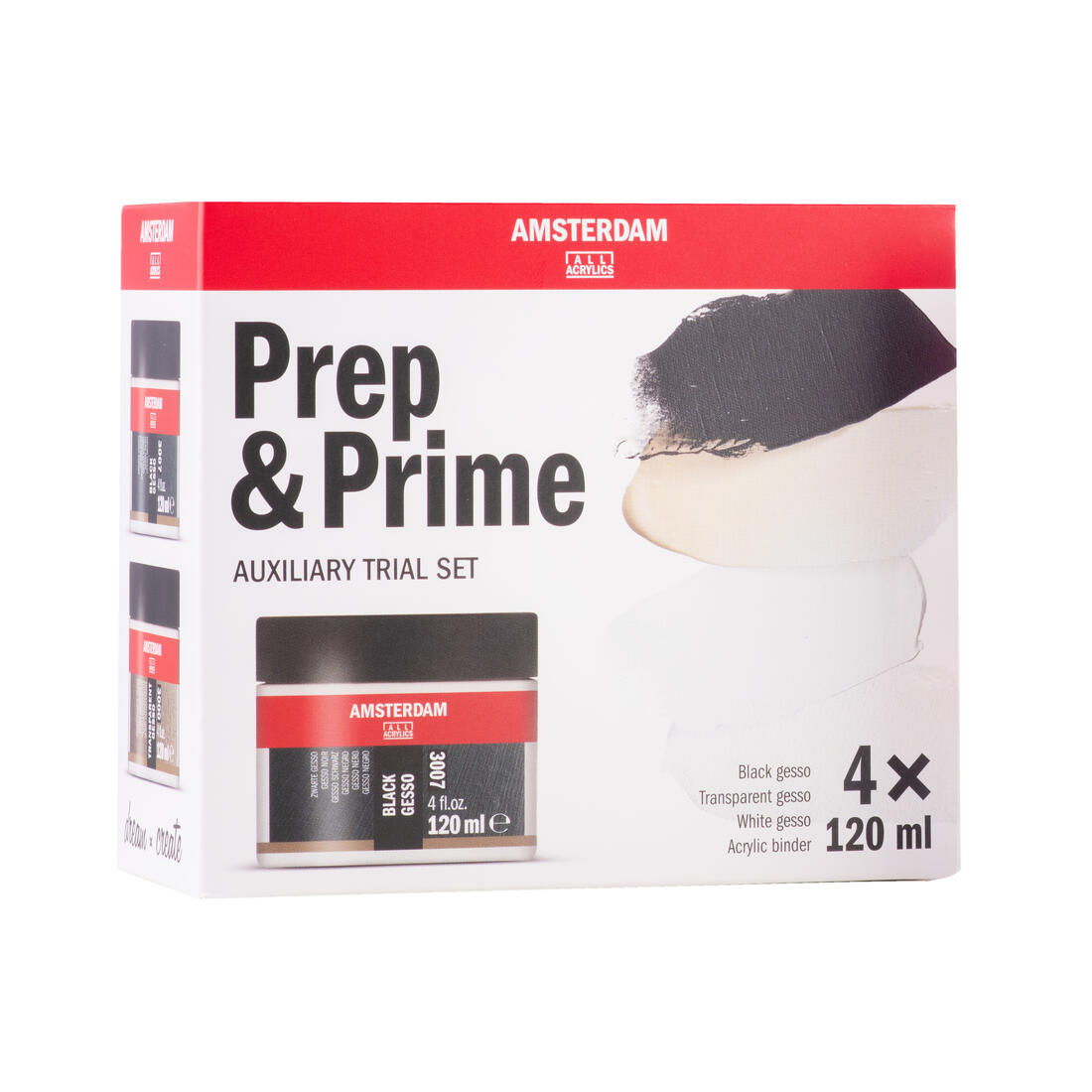 Amsterdam Prep & prime medium set 4 x 120 ml