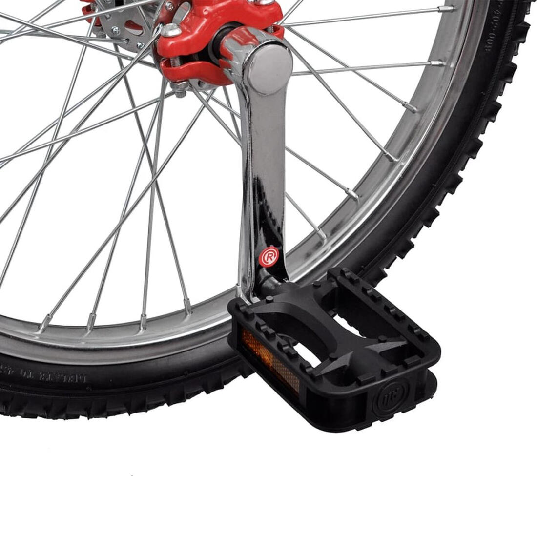 Eenwieler 20inch (= 51 cm) rood Eenwieler 20inch (= 51 cm) rood