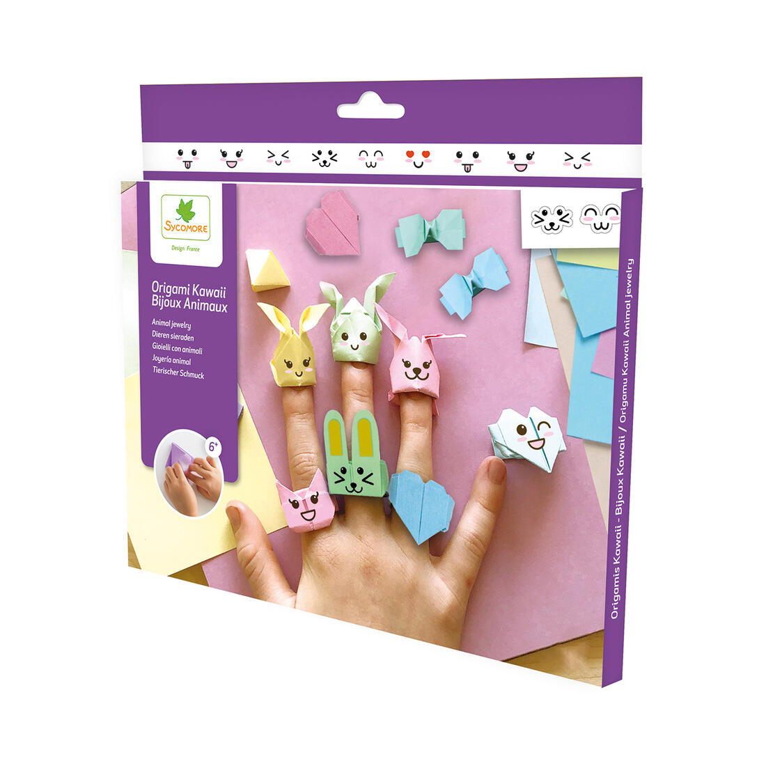 Origami Kawaii - Dieren sieraden 5+