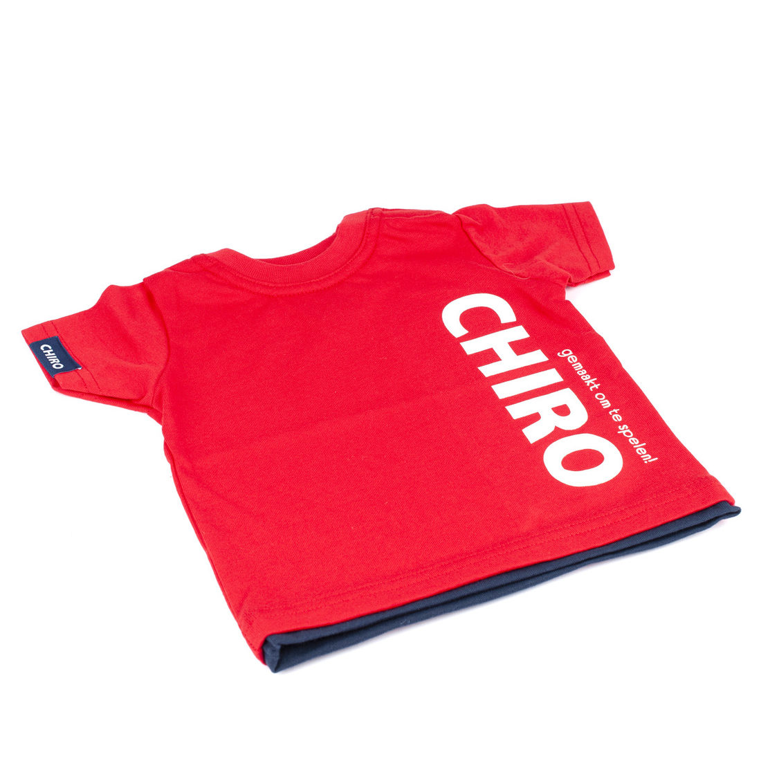 Baby-T-shirt maat 68 CHIRO gemaakt om te spelen! Baby-T-shirt maat 68 CHIRO gemaakt om te spelen!