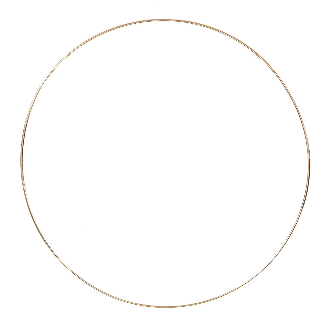 Metalen ring 30 cm goudkleurig Metalen ring 30 cm goudkleurig