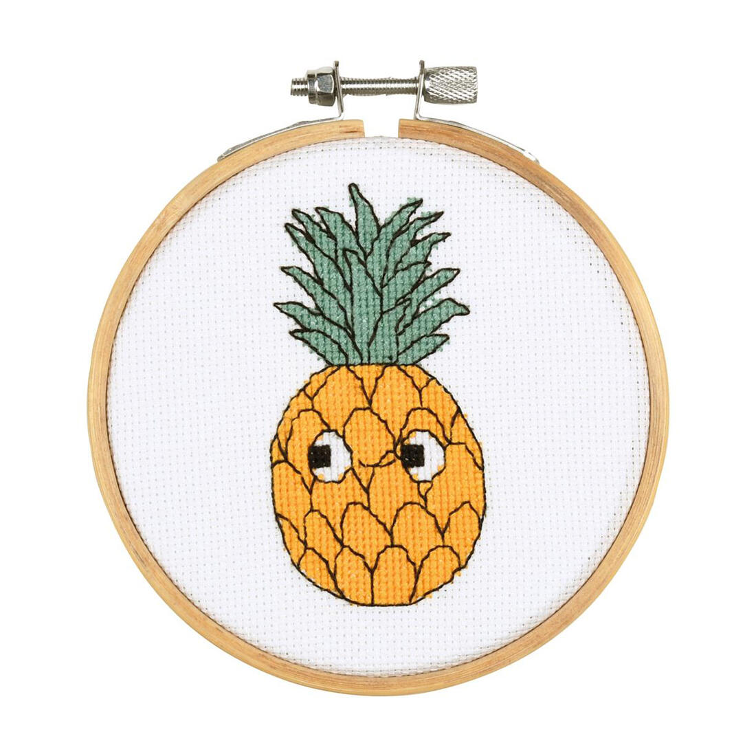 Borduurset Eva Mouton ananas Borduurset Eva Mouton ananas