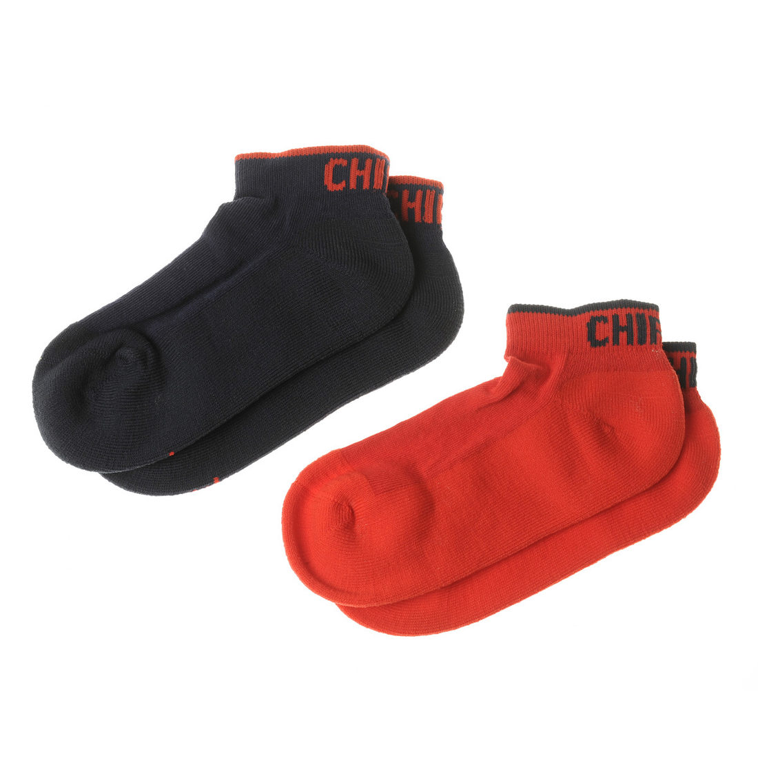 Sneakersok Chiro 2 paar (1 x rood, 1 x blauw) Sneakersok Chiro 2 paar (1 x rood, 1 x blauw)