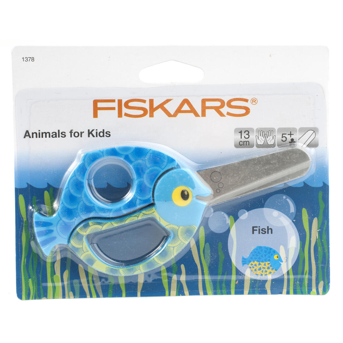 Fiskars kinderschaar l+r-handig vis Fiskars kinderschaar l+r-handig vis