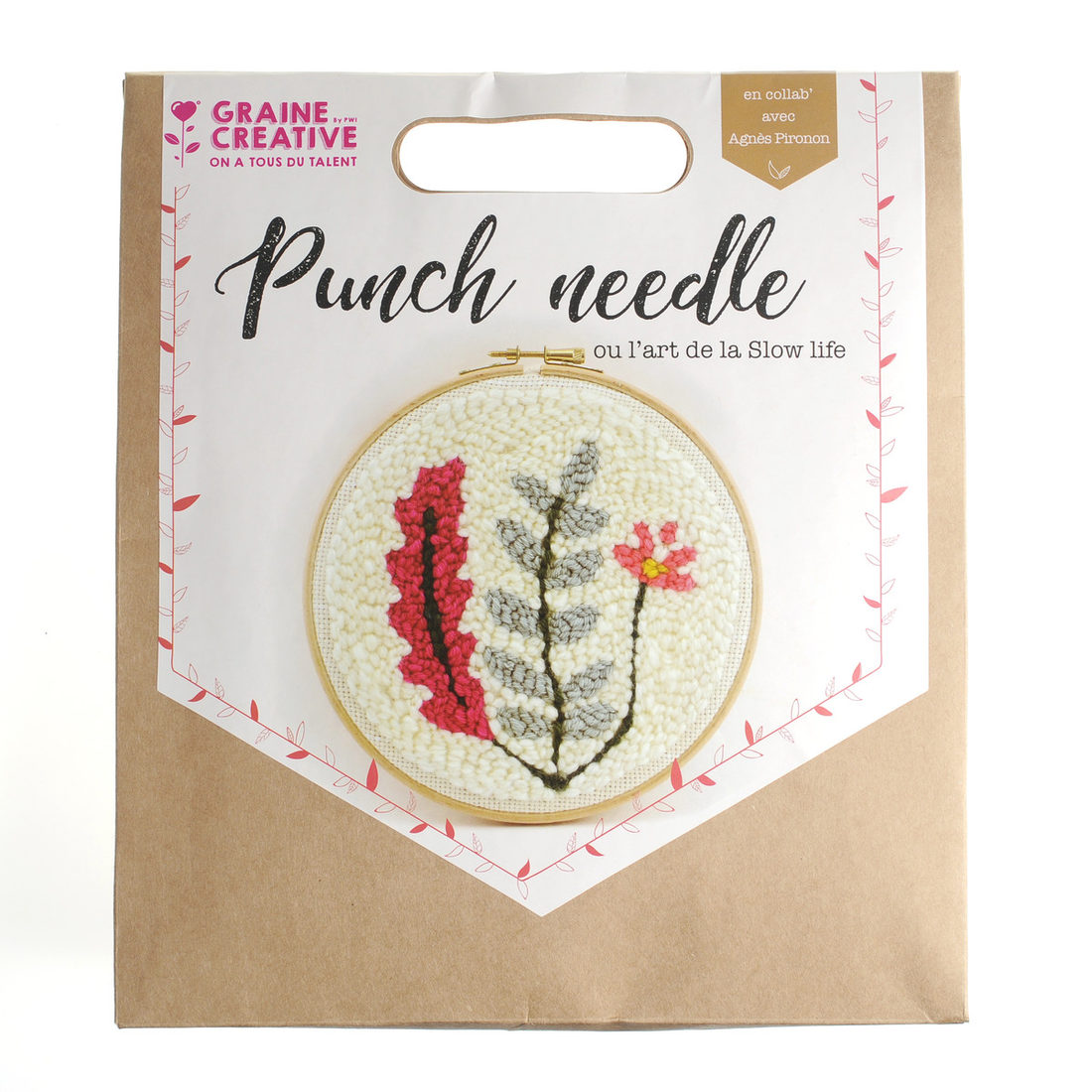 Punch needle set botanisch