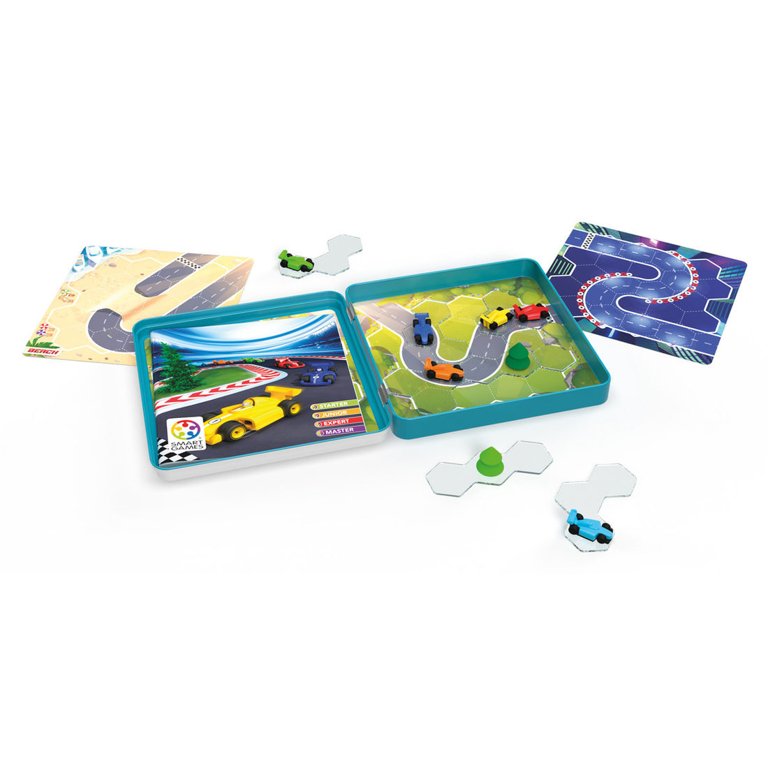 Magnetic Travel Tin Box - Pole Position 7+ Magnetic Travel Tin Box - Pole Position 7+