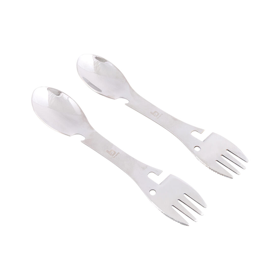 Spork in roestvrijstaal 2 stuks