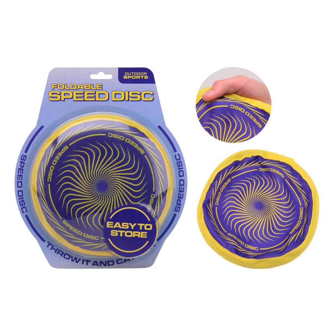 Opvouwbare frisbee