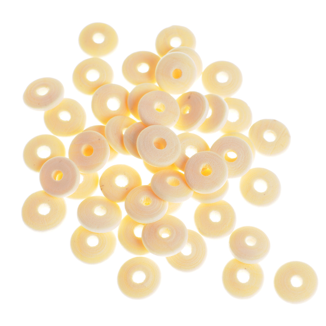 Houten kralen ufo 10 x 2,7 mm 50 stuks Houten kralen ufo 10 x 2,7 mm 50 stuks