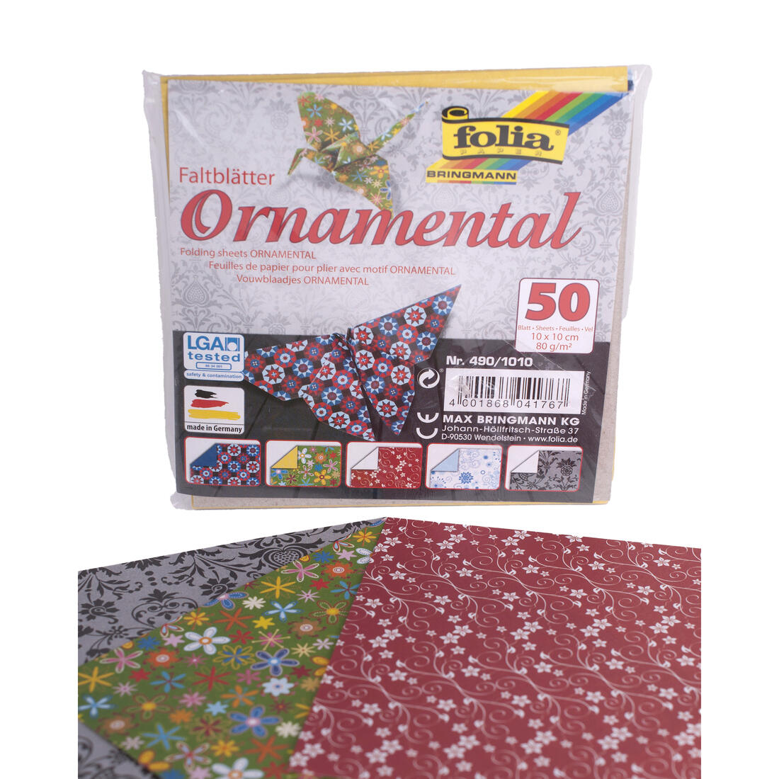 Origamiblaadjes 10 x 10 cm 50 stuks Ornamental