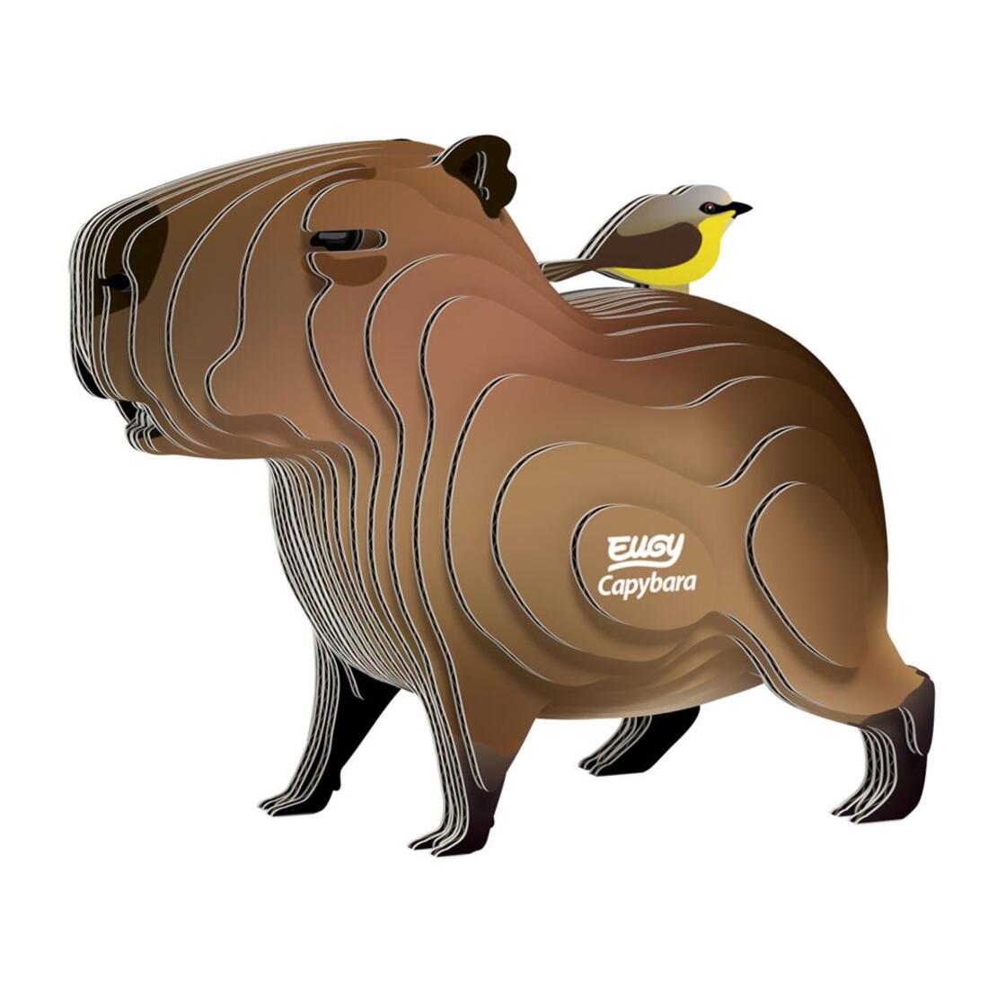 Eugy 3D karton wild dier - capibara