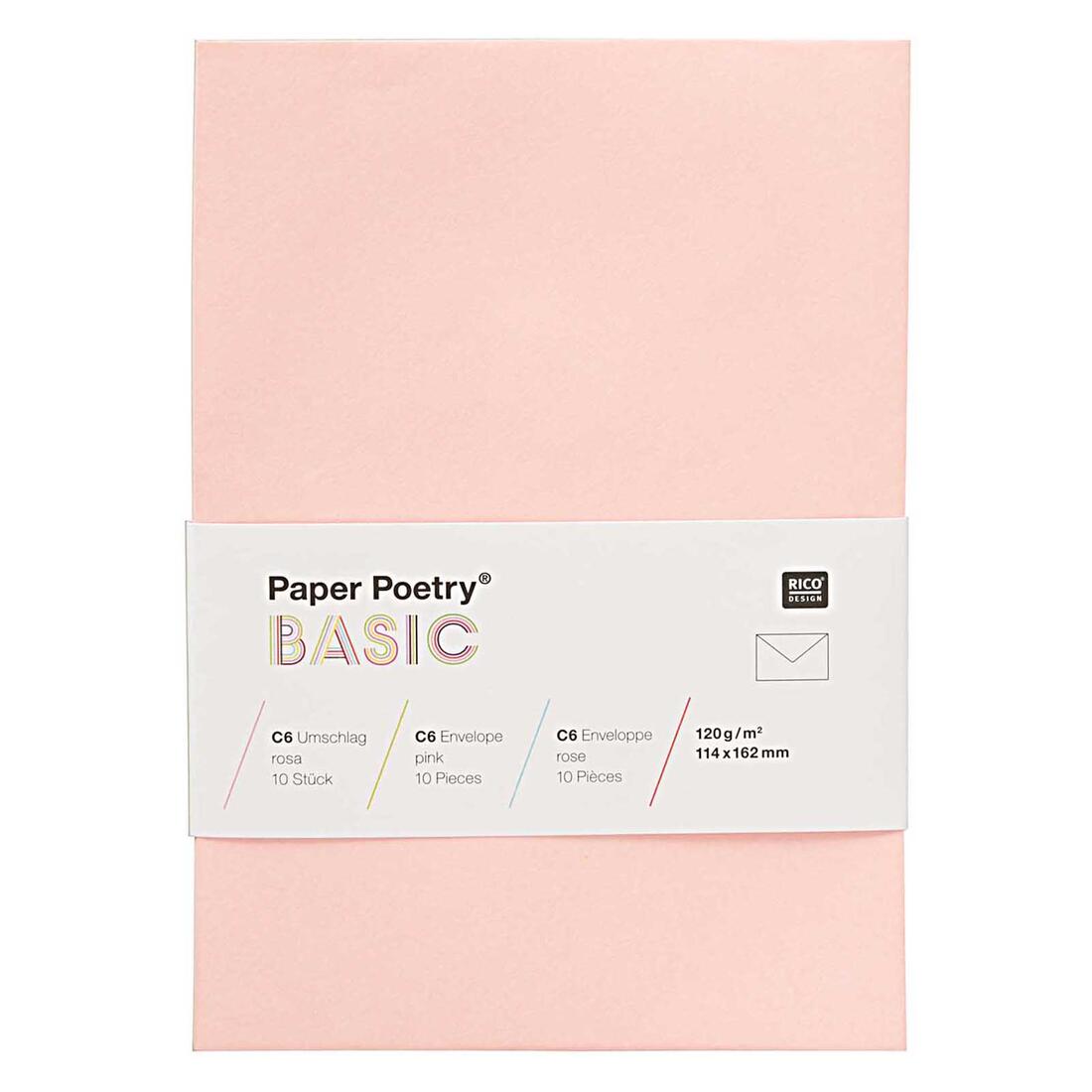 Enveloppe C6 162 x 114 mm 10 stuks 