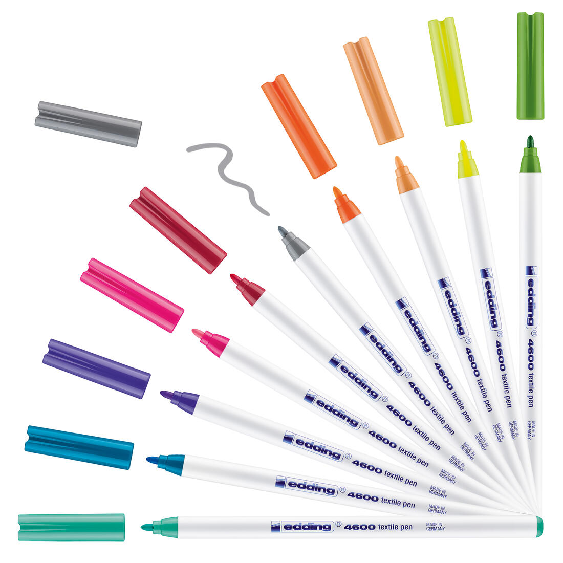 Edding textielstift dun set 10 stuks fun