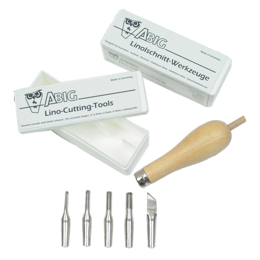 Linoset (1 houder en 5 mesjes)